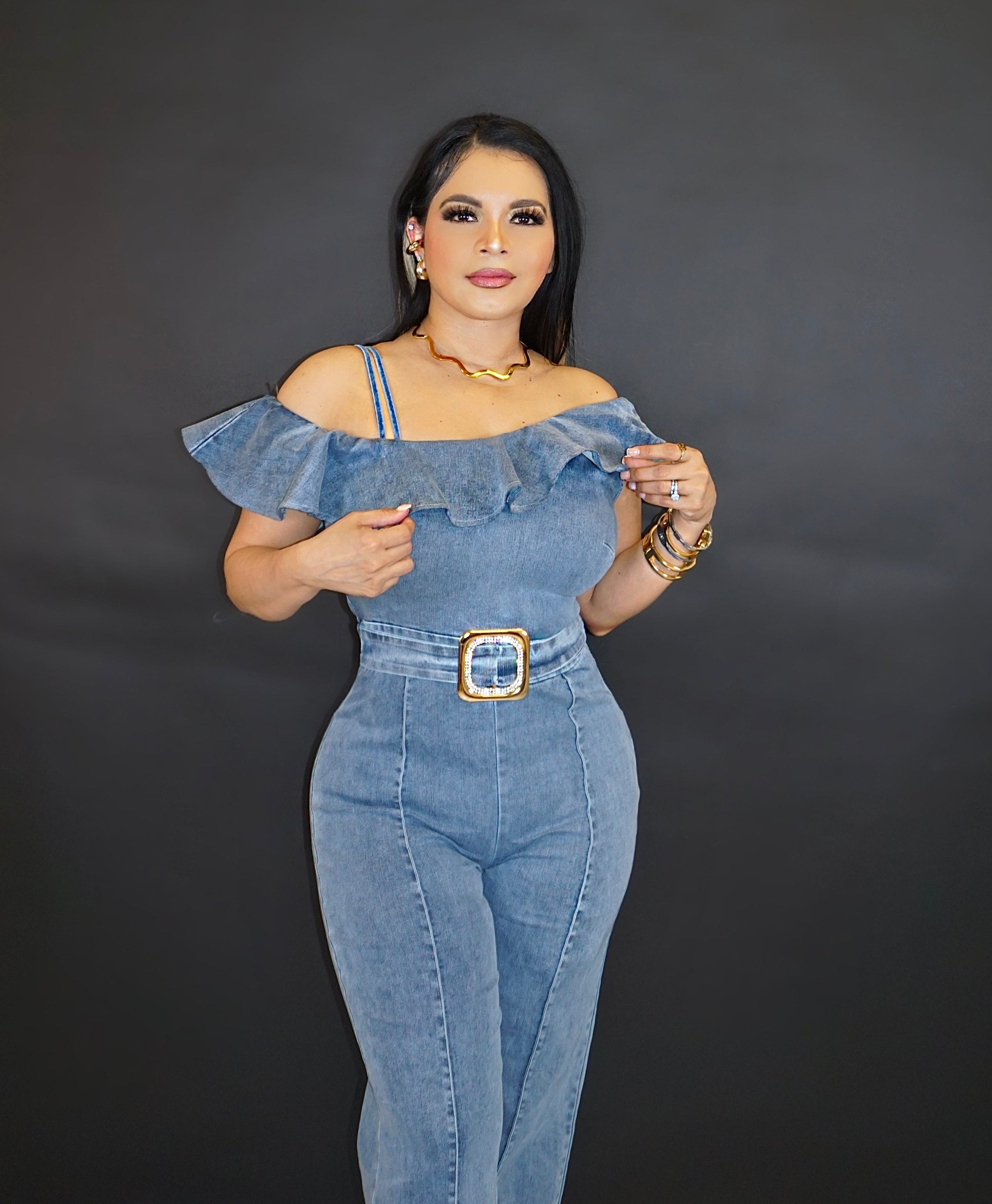 Olympia Denim Jumpsuit