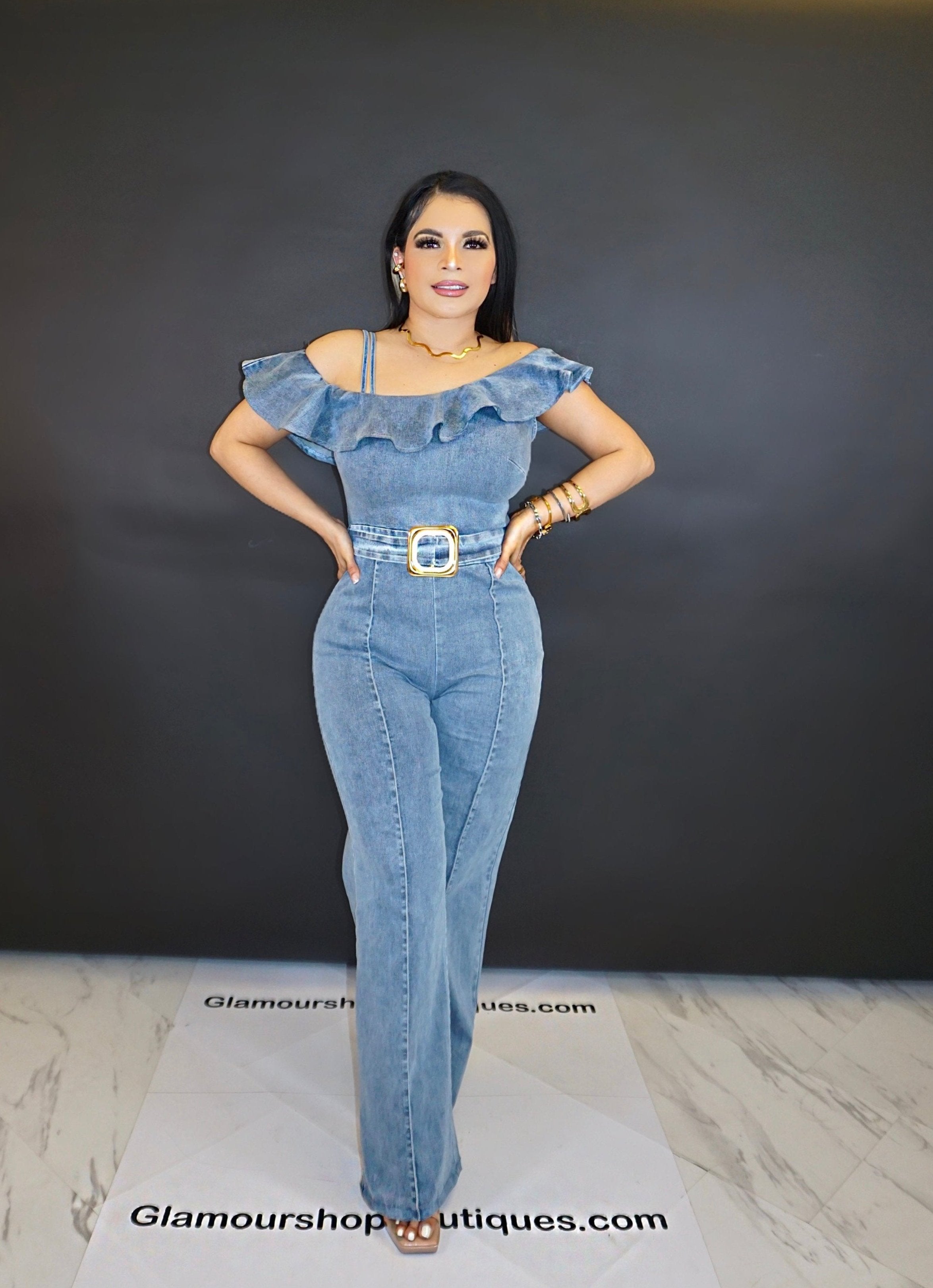 Olympia Denim Jumpsuit