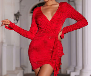 Suzan Red Mini Dress
