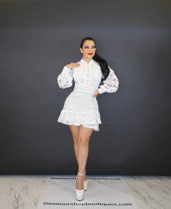 Martina White Mini Dress