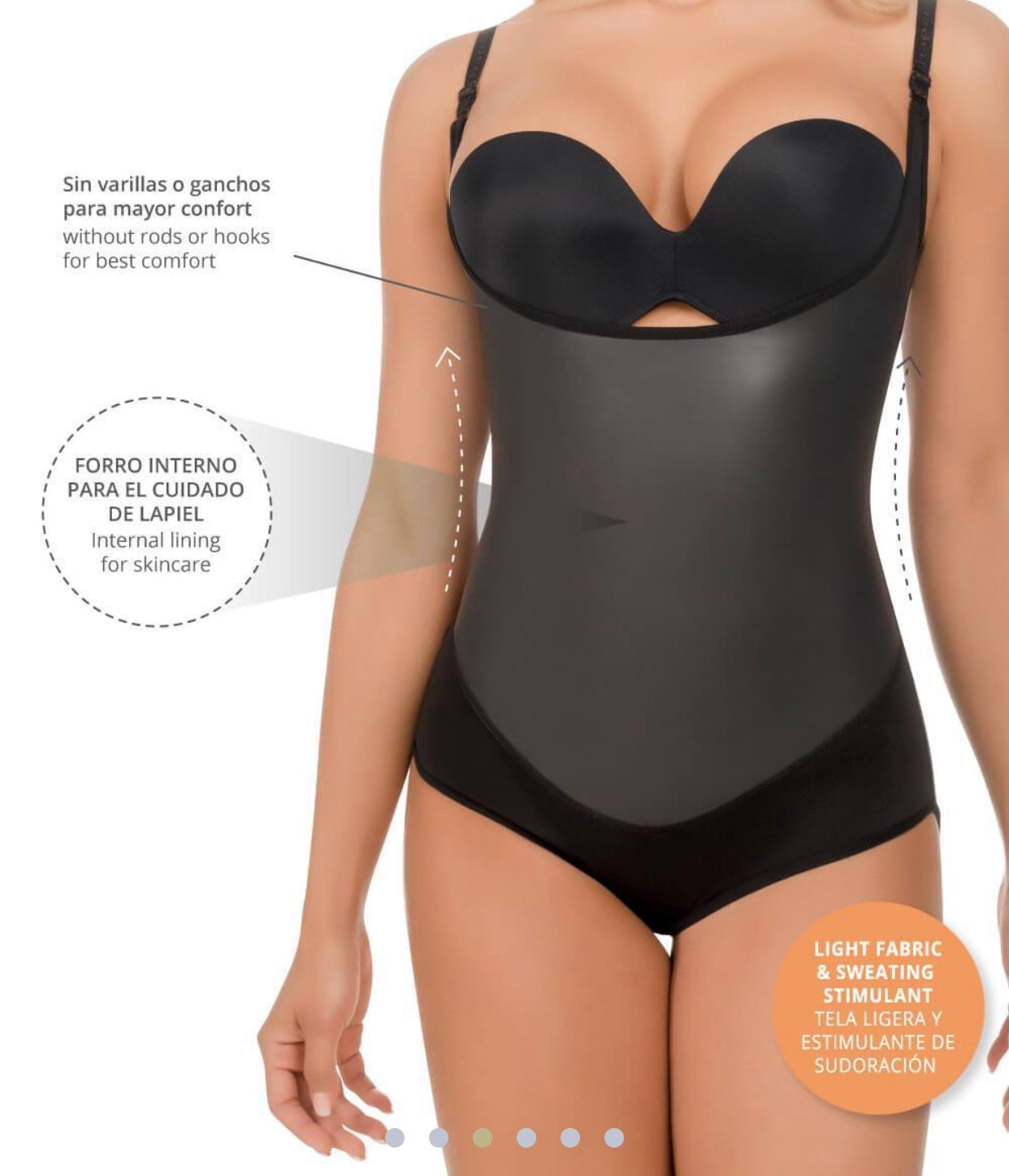 #1322 Tong Slimming Compression Latex Body